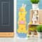 Glitzhome&#xAE; 30&#x22; Easter Wooden Stacked Chicks Porch Decor